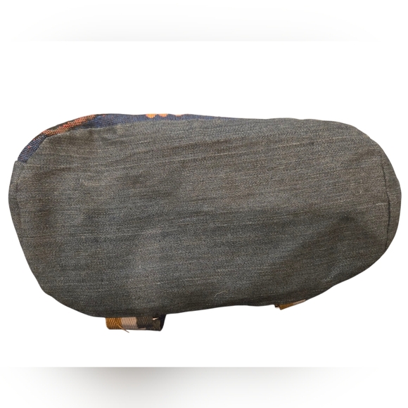 NWOT Handmade Owl Design  Backpack - Blue and Brown - Picture 4 of 10